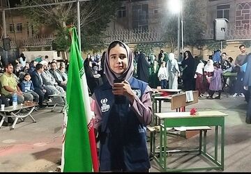 موکب دبستان معلم یزد به یاد شهدای دانش آموز مدرسه شجره طیبه میناب