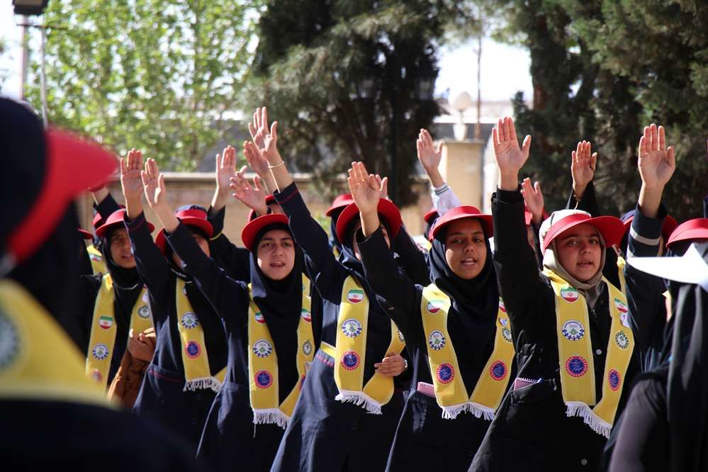 پیش اردوی ملی تشکیلات پیشتازان دختر استان کرمان