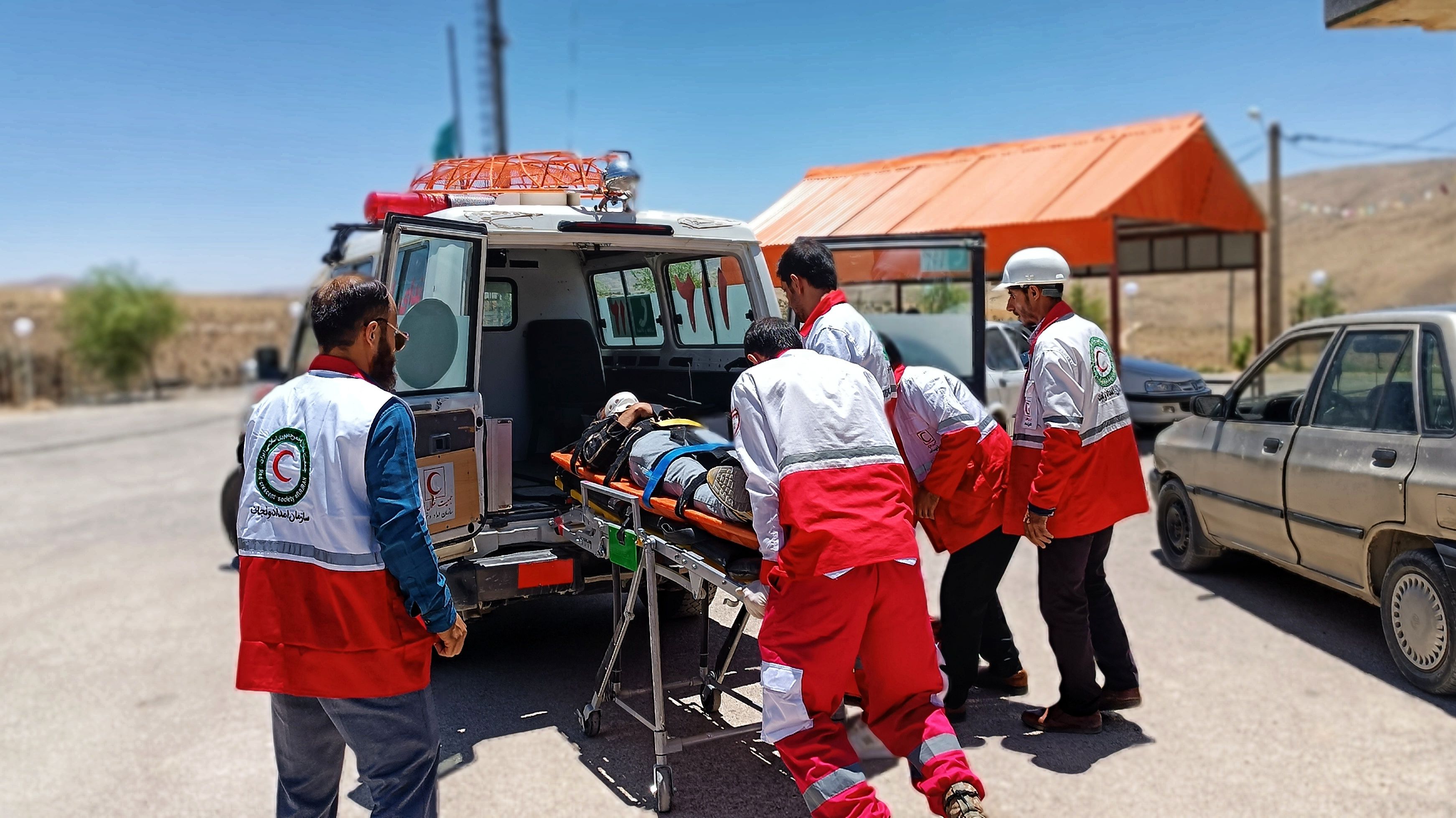 مانور آمادگی هلال احمر شهرستان مارگون 