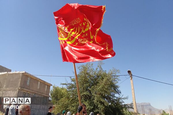 مراسم عاشورا در گلزار شهدای شهرستان لنده