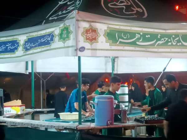 شب هشتم محرم در هیئت الزهرای نیشابور 