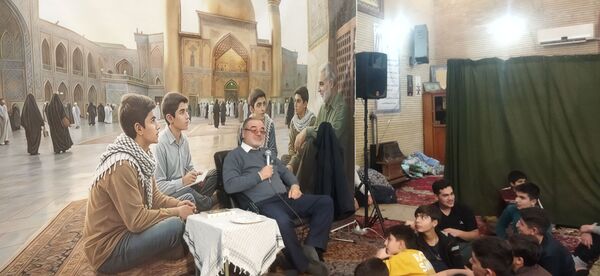 اعتکاف دانش‌آموزی در مرند با حضور حجت‌الاسلام بختیار بایرام اُف
