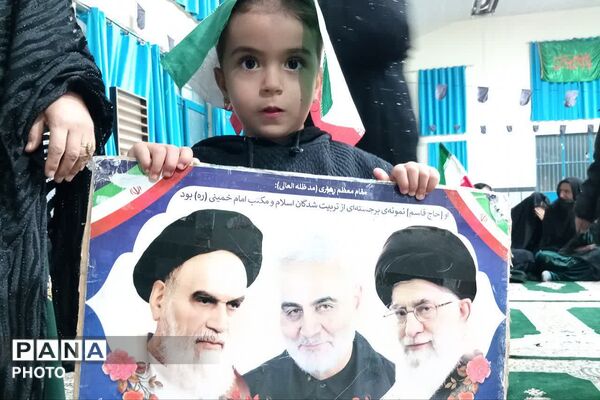 مهر و مقاومت کودکان و نوجوانان دیشموک به یاد شهدای میناب