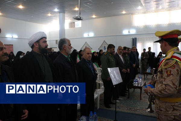 برپایی جشن «حضور تا ظهور» در دبیرستان شهیده حسنی سعدی قم