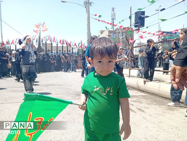 طنین فریاد «یا حسین» در نظرآباد 