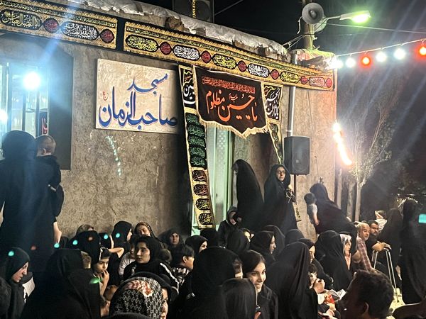 عزاداری دلسوختگان حسینی در روستای کرسگان