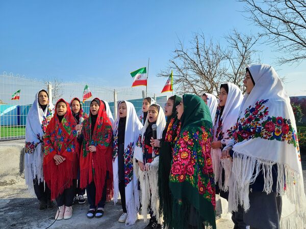 افتتاحیه نخستین مدرسه طرح حذف مدارس سنگی روستای طاهرآباد شهرستان مرزی کلات