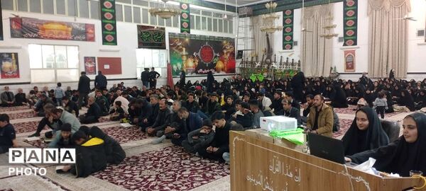مراسم سومین شب قدر در روستای نقاب خلیل آباد