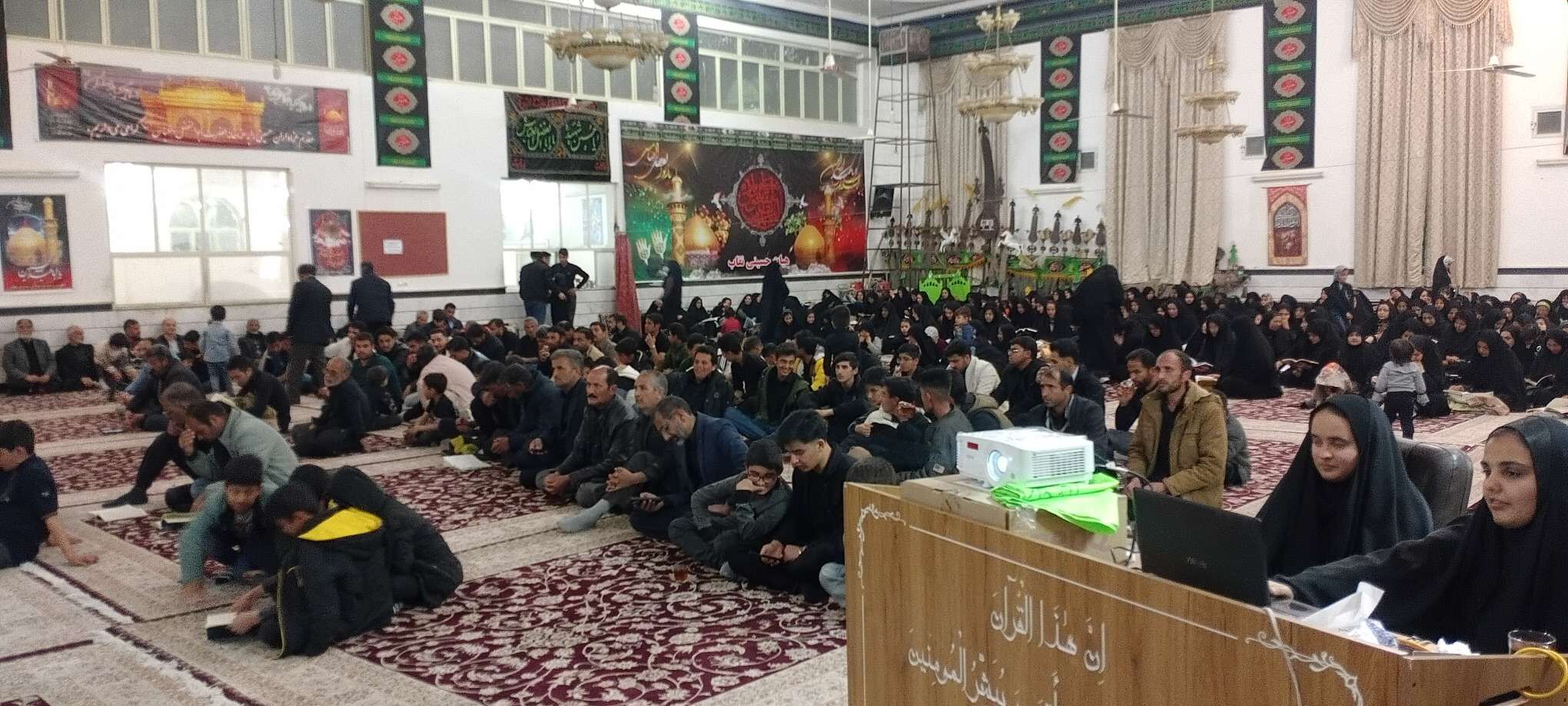 مراسم سومین شب قدر در روستای نقاب خلیل آباد
