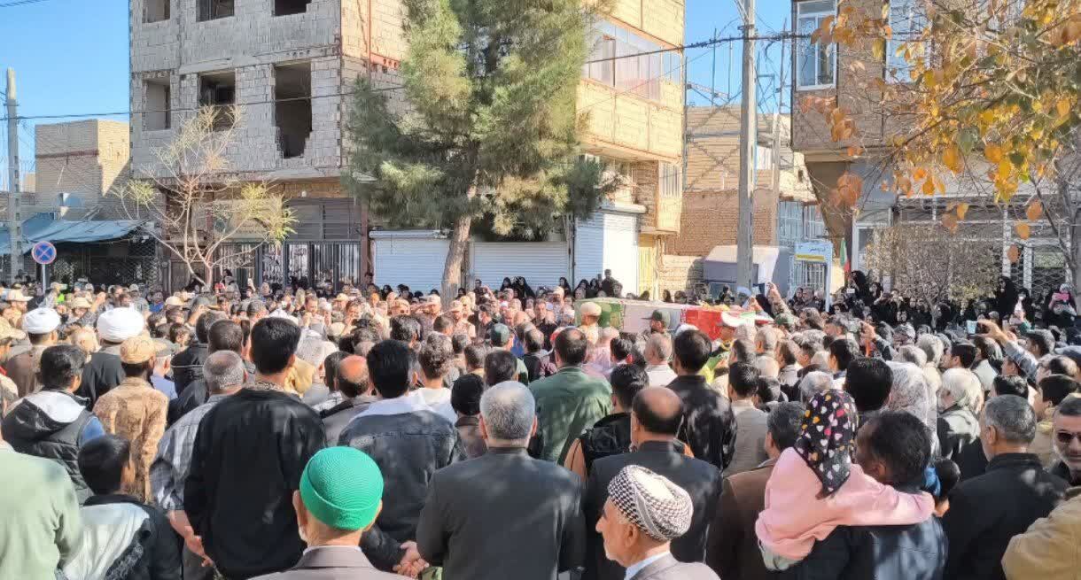  بدرقه باشکوه شهید خوشنام دفاع مقدس در سرخس