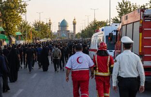 هم‌افزایی دستگاه‌های خدمت‌رسان در مراسم جاماندگان اربعین ۱۴۰۵
