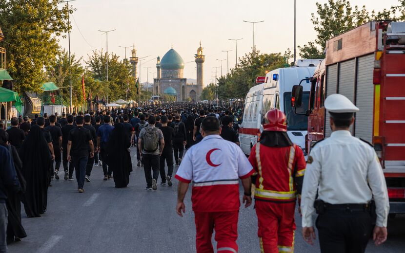 هم‌افزایی دستگاه‌های خدمت‌رسان در مراسم جاماندگان اربعین ۱۴۰۵