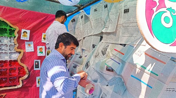 غرفه‌های سازمان دانش‌آموزی در راهپیمایی ۱۳ آبان یاسوج میزبان نوجوانان شدند