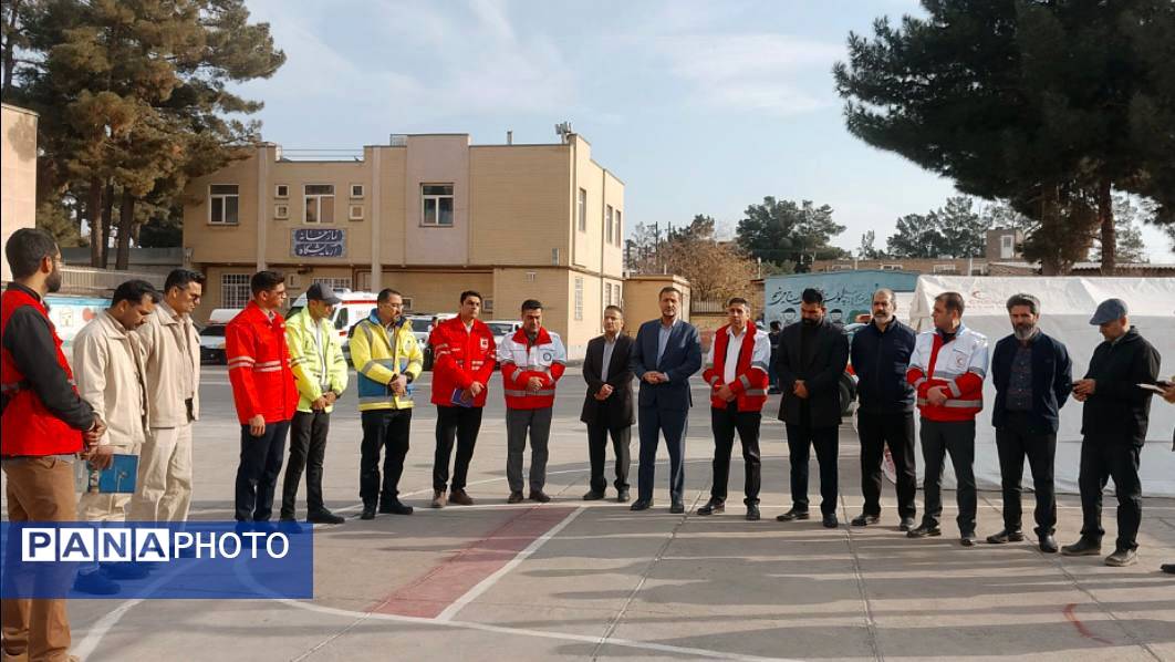  مانور زلزله در شهرستان تربت جام