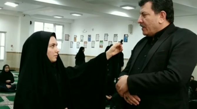 جلسه توجیهی مادران و دانش آموزان دبیرستان شهید عسگری جمکرانی قم