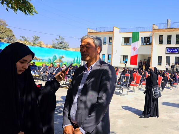 آیین بهره‌برداری و رونمایی از آموزشگاه ۱۲ کلاسه‌ علوی ۱۳ آبان در مشهد