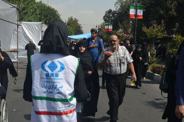 تجمع بزرگ جاماندگان اربعین در تهران