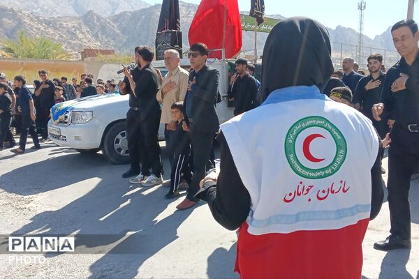 مراسم عاشورا در گلزار شهدای شهرستان لنده
