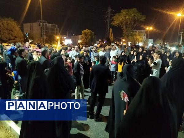 خروش مردم دار المومنین کاشان در میدان جهاد