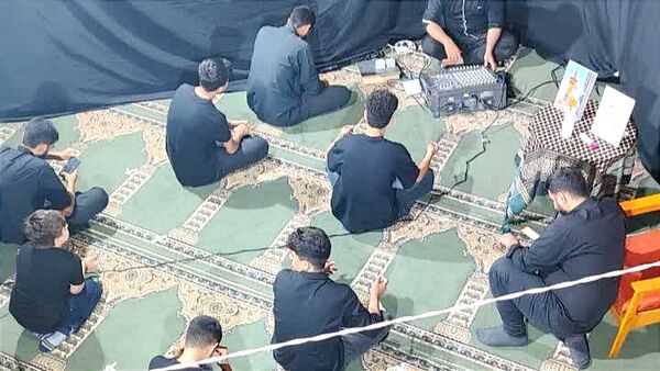 عزاداری نوجوانان عشاق‌ الرضا قائمشهر در سوگ حضرت علی اکبر(ع)