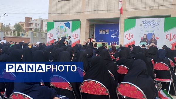 آیین نواختن زنگ آغاز سال تحصیلی در سمنان