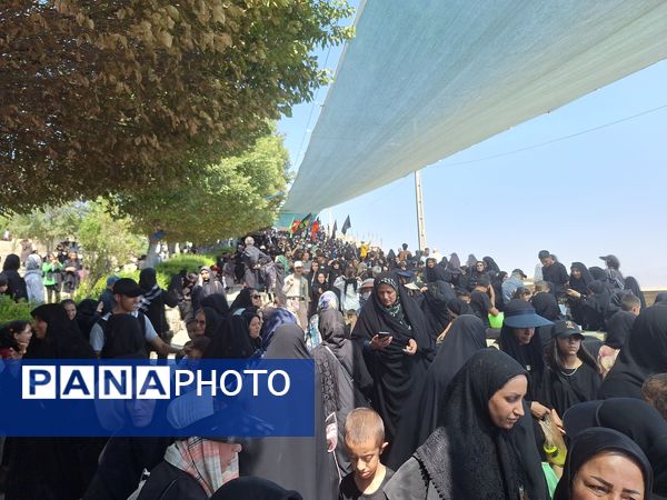 پیاده‌روی جاماندگان اربعین حسینی در مرودشت 
