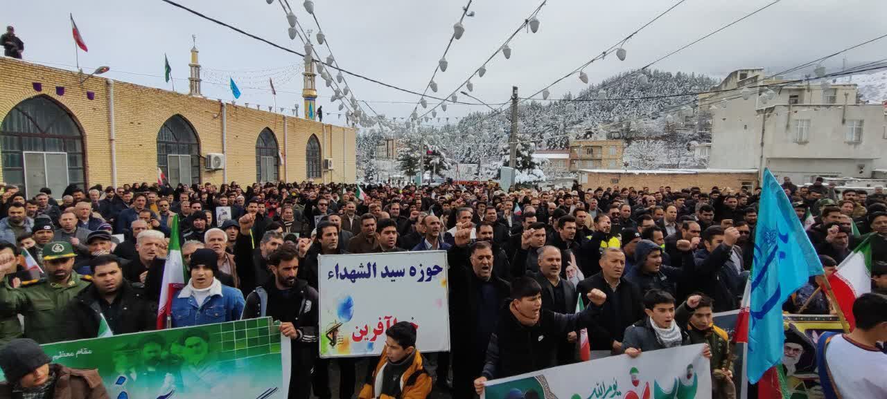 خروش انقلابی مردم شهرستان خداآفرین 