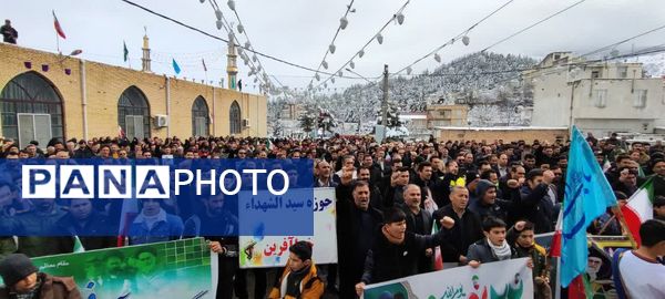 خروش انقلابی مردم شهرستان خداآفرین 