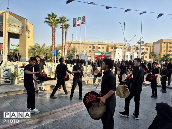 گلستان شهدا میزبان کاروان تاسوعای حسینی شد