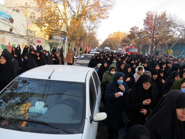 استقبال از شهدای گمنام در شهرستان بجنورد 