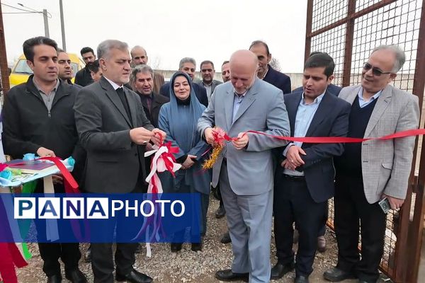 آیین افتتاحیه زمین ورزشی چمن مصنوعی اورین