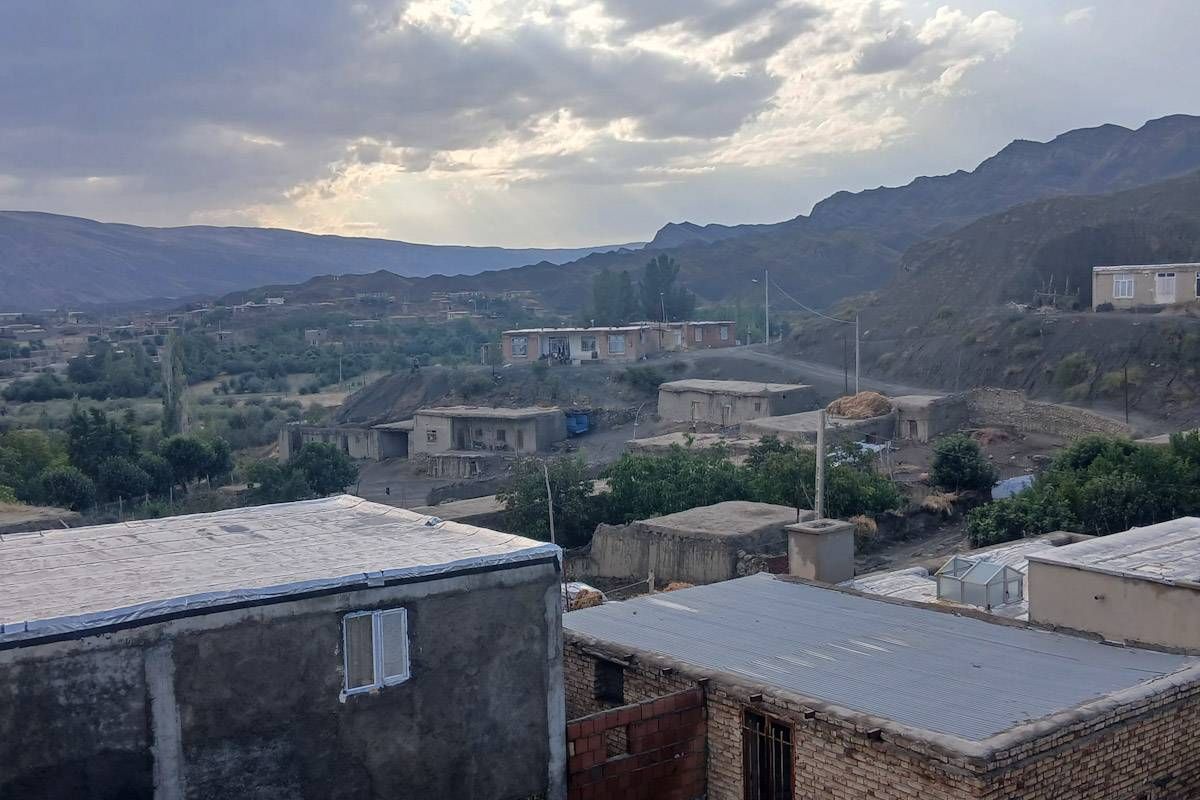 باران شدید در روستای مرزی قَتلیش