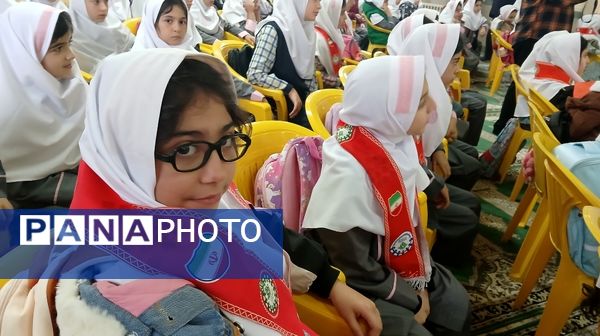 مراسم باشکوه آغاز سال تحصیلی در دبستان دخترانه عصمت
