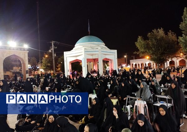 عزاداری  شب تاسوعای حسینی در مسجد شهدای گمنام 