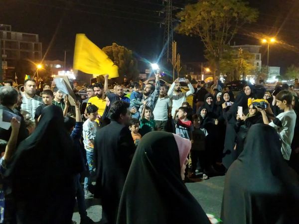 خروش مردم دار المومنین کاشان در میدان جهاد