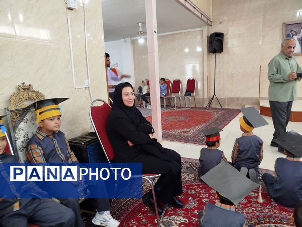 جشن الفبا دانش‌آموزان پایه اول دبستان شهید پسندیده فدافن