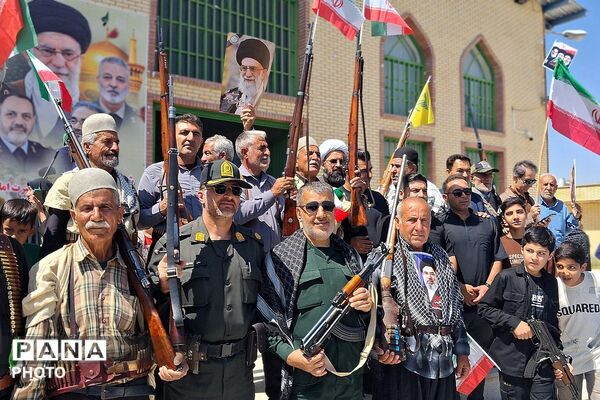 میزبان بغض‌های آسمانی، سوگواری مردمان باشتی در مراسم اربعین قائد امت