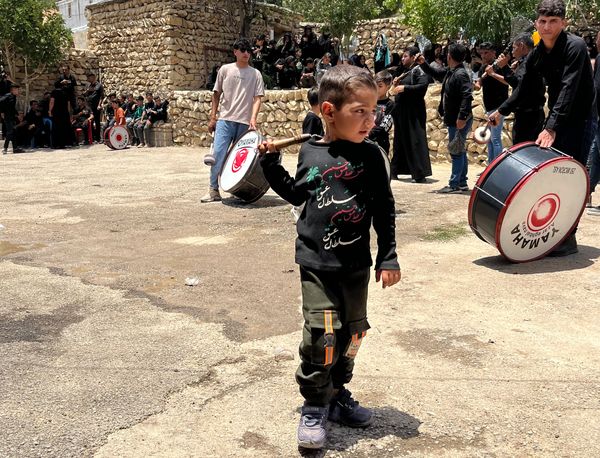 روستای قلعه سوخته در سوگ عاشورا