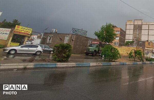 نیشابور در اوایل اردیبهشت میزبان باران شد 