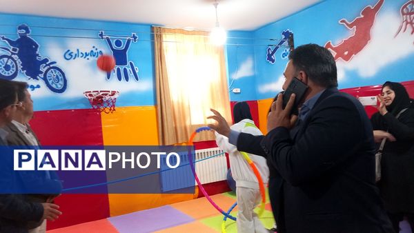افتتاحیه سالن ورزشی مدرسه استثنایی در شیراز