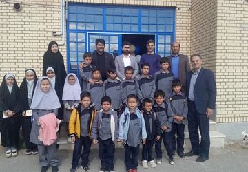 بازدید مسئولین آموزش و پرورش از مدرسه عشایری شهید محمد منتظری ملارد