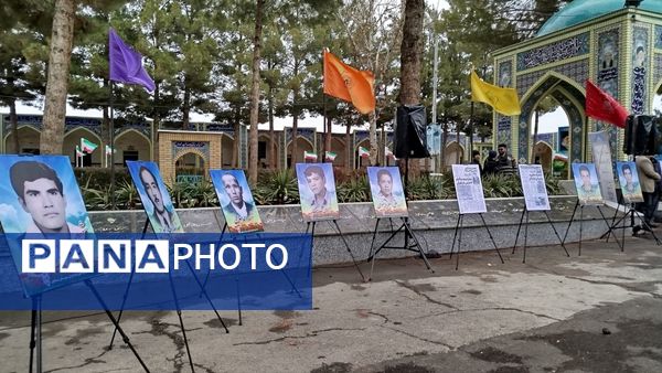 غبار روبی و عطر افشانی گلزار شهدا  در نیشابور 