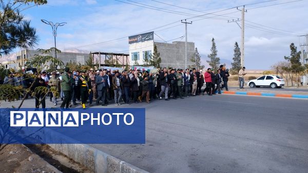 تشیع پیکر شهدای‌گمنام در زیر‌کوه