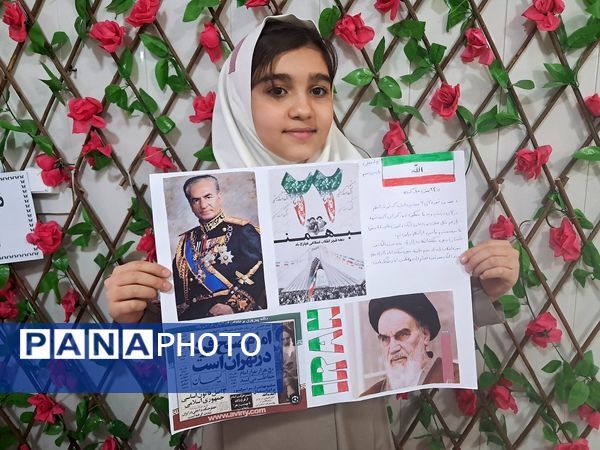 برگزاری فعالیت‌های دهه‌فجر در دبستان ارمغان هستی ناحیه 3 کرج 