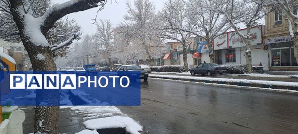 شهر نیشابور سفید پوش شد 