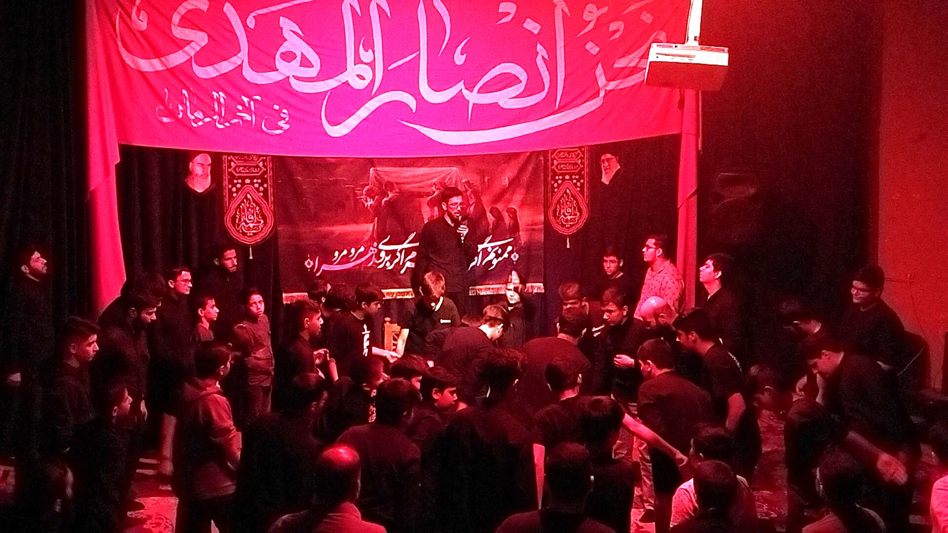 مراسم دهه فاطمیه در هیئت انصار المهدی نیشابور 