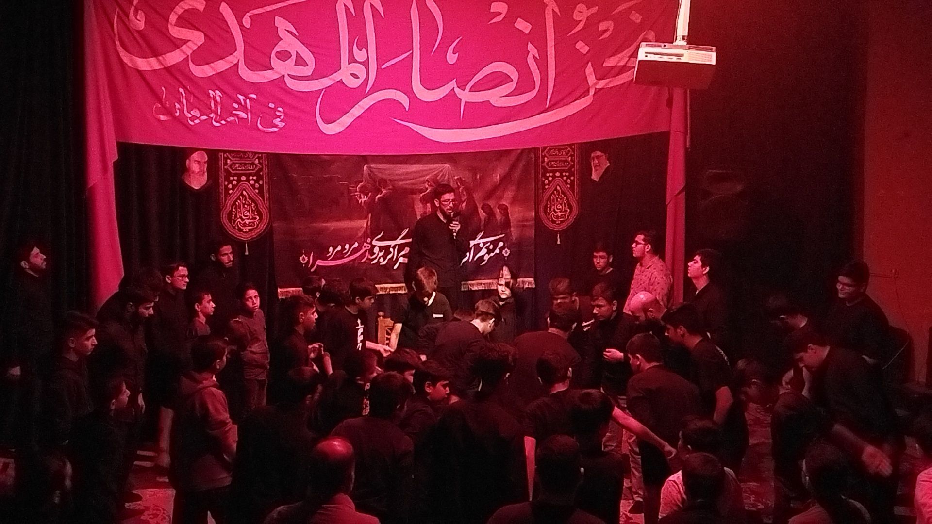 مراسم دهه فاطمیه در هیئت انصار المهدی نیشابور 