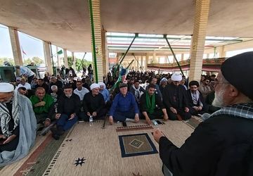 حضور پرشور مردم دهلران در پیاده روی جاماندگان حسینی  به مناسبت اربعین حسینی 