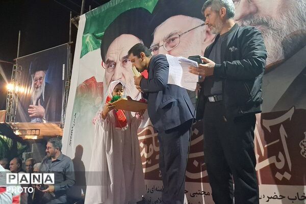 شکوه اربعینی مردم باشت در شب سی و نه