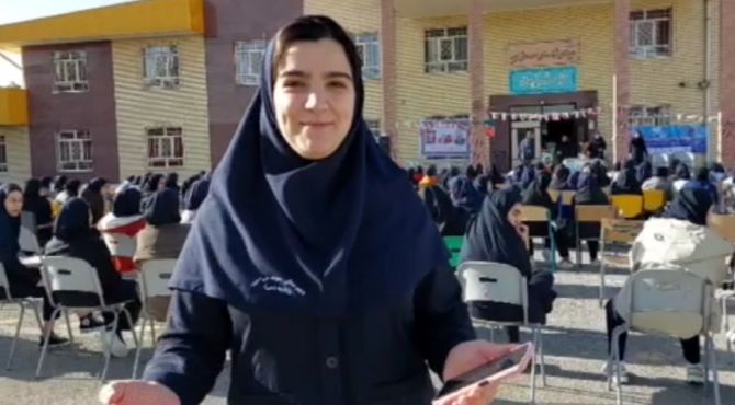 شور مهر در مدرسه زینبیه شهرستان خرمدره